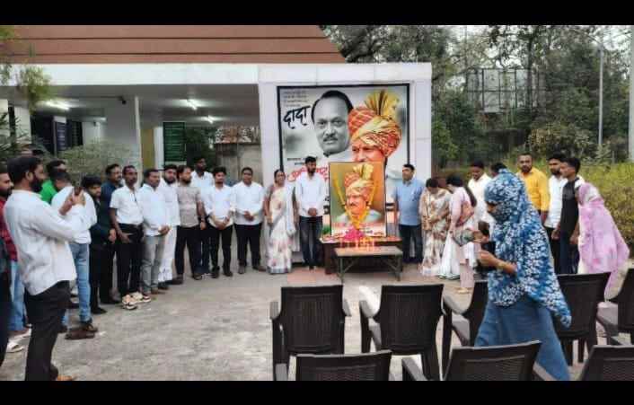 अजितदादा पवार यांच्या स्मूतीस बल्लारपूरमध्ये भावपूर्ण श्रद्धांजली सभा